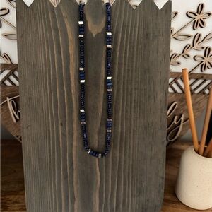 Stella & Dot NIB Lapis Strand Necklace